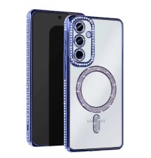 Samsung Galaxy S25 Edge Joke Simli Magneticsafe Kılıf - Mavi