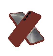 Samsung Galaxy A36 Kılıf First Silikon - Bordo