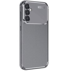 Samsung Galaxy S25 Plus Kılıf Auto Focus Karbon Kapak - Gri
