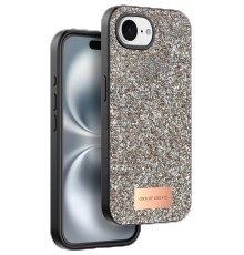Apple iPhone 16E Bright Simli Kapak - Çöl Titanyum