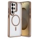 Joko Samsung Galaxy S25 Ultra Flet Lens Magsafe Kapak - Gold
