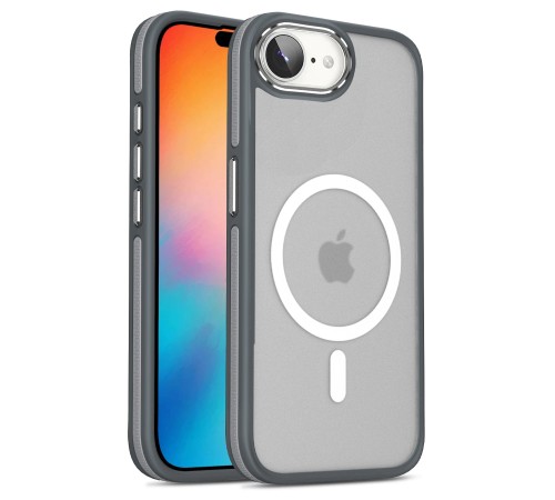 iPhone 16E Winner Magsafe Kapak - Gri iPhone 16E Winner Magsafe Kapak - Gri
