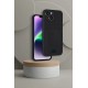 iPhone 14 Kılıf Kelvin Kartvizitli Silikon - Kahverengi