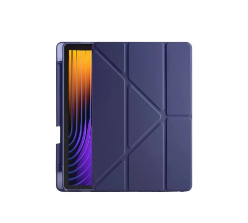 Xiaomi Pad 7 Pro Kılıf Kalemlikli Mars Tablet Kılıfı - Lacivert