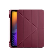 Xiaomi Pad 7 Pro Kılıf Kalemlikli Mars Tablet Kılıfı - Mor