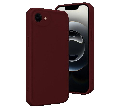 iPhone 16E Kılıf Viera Silikon - Bordo iPhone 16E Kılıf Viera Silikon - Bordo