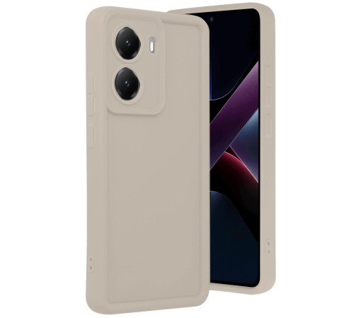 Xiaomi Poco X7 Pro Viera Silikon - Krem Xiaomi Poco X7 Pro Viera Silikon - Krem