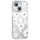 Apple iPhone 14 Floral Magsafe Kapak - Beyaz