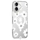 Apple iPhone 16 Floral Magsafe Kapak - Beyaz
