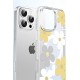 Apple iPhone 16 Floral Magsafe Kapak - Beyaz