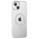 Apple iPhone 14 Move Taşlı Magsafe Kapak - Natural Grey