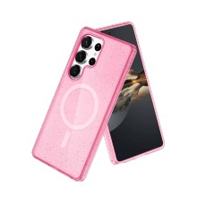 Samsung Galaxy S25 Ultra Glow Magsafe Kapak - Pembe