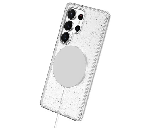Samsung Galaxy S25 Ultra Glow Magsafe Kapak - Şeffaf