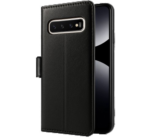 Samsung Galaxy S10 Plus Trend S Plus Kapaklı Kılıf - Siyah Samsung Galaxy S10 Plus Trend S Plus Kapaklı Kılıf - Siyah