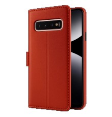Samsung Galaxy S10 Plus Trend S Plus Kapaklı Kılıf - Kırmızı