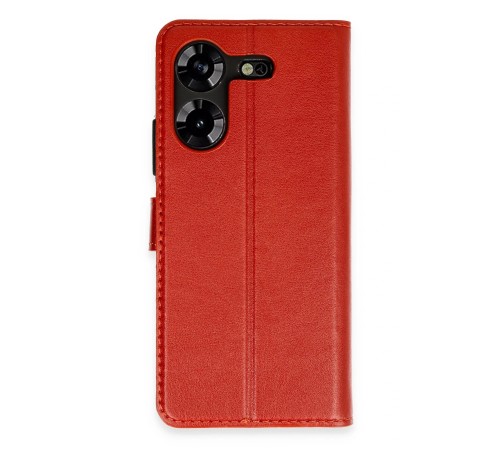 Tecno Pova 5 Kılıf Trend S Plus Kapaklı Kılıf - Kırmızı Tecno Pova 5 Kılıf Trend S Plus Kapaklı Kılıf - Kırmızı