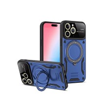iPhone 15 Pro Joy Lens Standlı Kapak - Lacivert