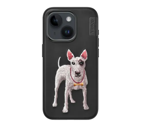 Venco iPhone 14 Perma Desenli Kapak - Siyah Venco iPhone 14 Perma Desenli Kapak - Siyah
