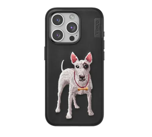 Venco iPhone 14 Pro Max Perma Desenli Kapak - Siyah