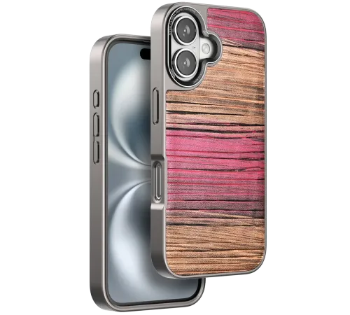 Venco iPhone 16 Wave Kapak - Pembe Venco iPhone 16 Wave Kapak - Pembe
