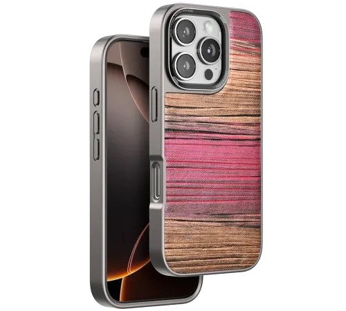 Venco iPhone 16 Pro Max Wave Kapak - Pembe Venco iPhone 16 Pro Max Wave Kapak - Pembe
