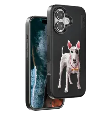 Venco iPhone 16 Perma Desenli Kapak - Siyah