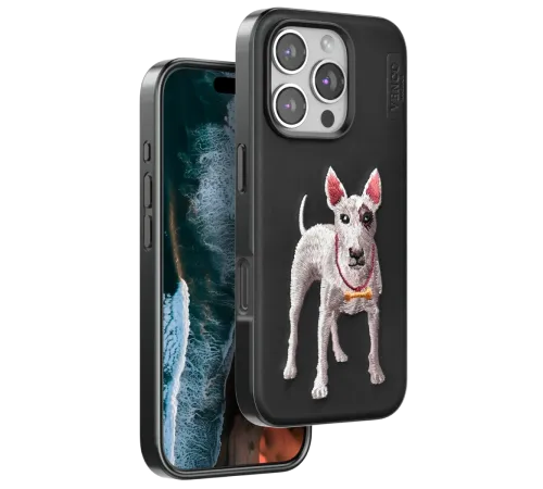 Venco iPhone 16 Pro Perma Desenli Kapak - Siyah Venco iPhone 16 Pro Perma Desenli Kapak - Siyah