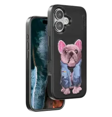 Venco iPhone 16 Cute Desenli Kapak - Siyah