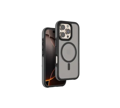 Venco iPhone 16 Pro Orbit Magsafe Kapak - Siyah Venco iPhone 16 Pro Orbit Magsafe Kapak - Siyah