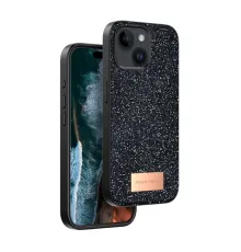 Onegif iPhone 14 Bright Simli Kapak - Siyah