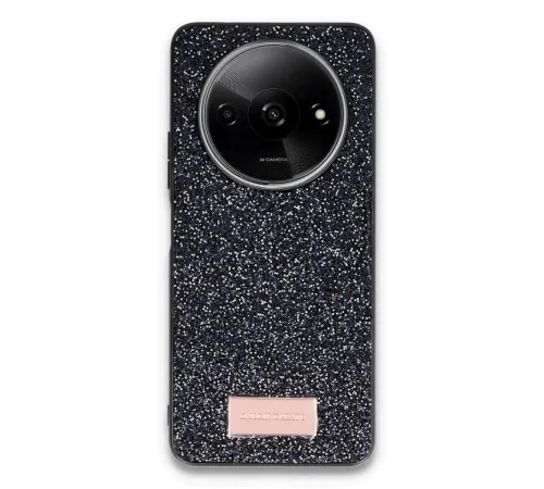 Onegif Xiaomi Redmi A3 4G Bright Simli Kapak - Siyah Onegif Xiaomi Redmi A3 4G Bright Simli Kapak - Siyah