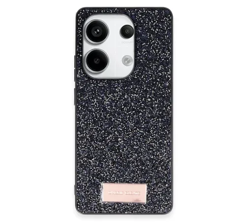 Onegif Xiaomi Redmi Note 13 Pro 4G Bright Simli Kapak - Siyah Onegif Xiaomi Redmi Note 13 Pro 4G Bright Simli Kapak - Siyah