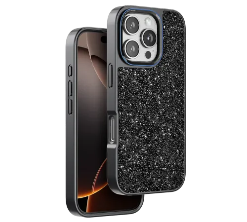 Onegif iPhone 16 Pro Max Gem Kapak - Siyah Onegif iPhone 16 Pro Max Gem Kapak - Siyah