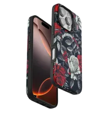 Onegif iPhone 16 Pro Max Flower Series Magsafe Kapak - Siyah