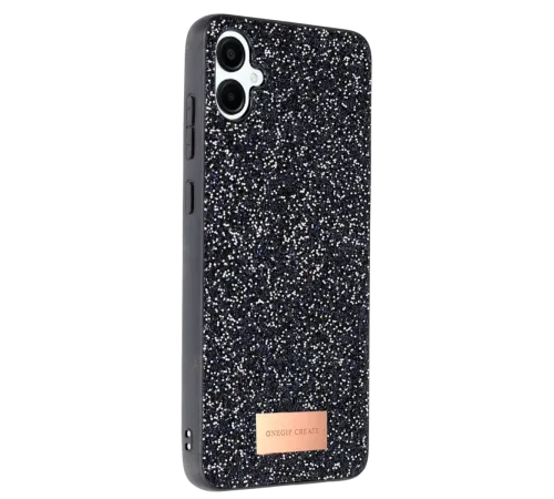 Onegif Samsung Galaxy A06 Bright Simli Kapak - Siyah Onegif Samsung Galaxy A06 Bright Simli Kapak - Siyah