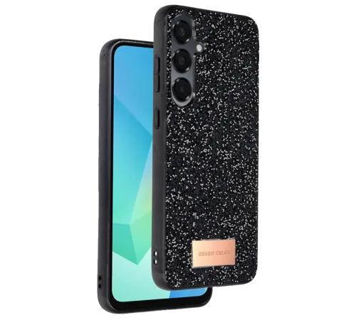 Onegif Samsung Galaxy A26 Bright Simli Kapak - Siyah Onegif Samsung Galaxy A26 Bright Simli Kapak - Siyah