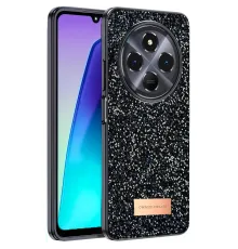 Onegif Xiaomi Redmi 14C Bright Simli Kapak - Siyah