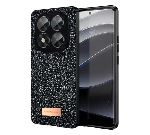 Onegif Xiaomi Redmi Note 14 Pro 5G Bright Simli Kapak - Siyah Onegif Xiaomi Redmi Note 14 Pro 5G Bright Simli Kapak - Siyah
