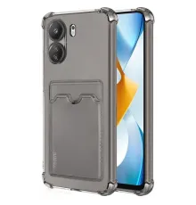 Xiaomi Redmi 13C Kılıf Kart Şeffaf Silikon - Şeffaf