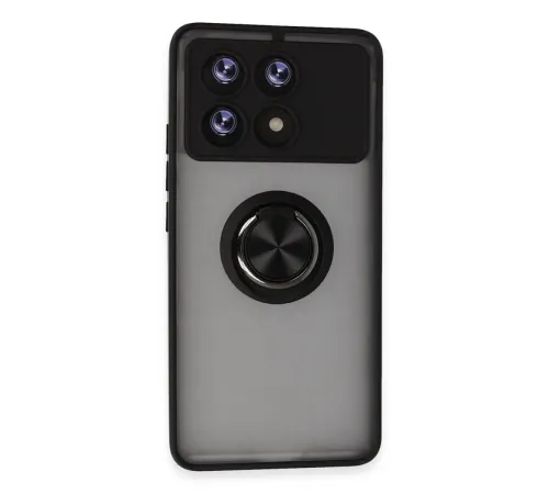 Xiaomi Poco X6 Pro Kılıf Montreal Yüzüklü Silikon Kapak - Siyah Xiaomi Poco X6 Pro Kılıf Montreal Yüzüklü Silikon Kapak - Siyah