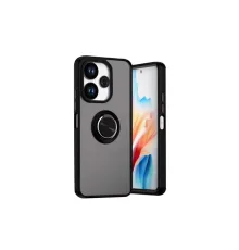Xiaomi Redmi 13 4G Kılıf Montreal Yüzüklü Silikon Kapak - Siyah