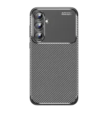 Samsung Galaxy A15 4G Kılıf Auto Focus Karbon Kapak - Siyah