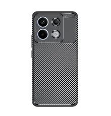 Xiaomi Redmi Note 13 Pro 5G Kılıf Auto Focus Karbon Kapak - Siyah