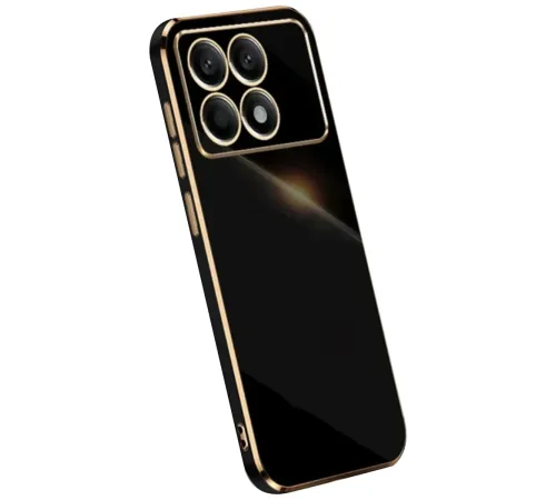 Xiaomi Poco X6 Pro Kılıf Volet Silikon - Siyah Xiaomi Poco X6 Pro Kılıf Volet Silikon - Siyah