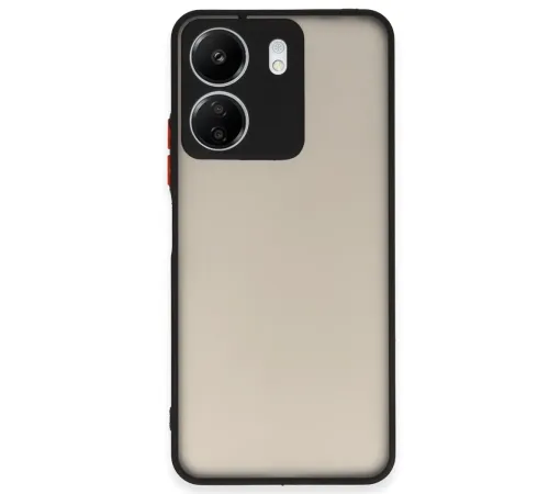 Xiaomi Redmi 13C Kılıf Montreal Silikon Kapak - Siyah Xiaomi Redmi 13C Kılıf Montreal Silikon Kapak - Siyah