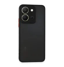 Vivo Y36 Kılıf Montreal Silikon Kapak - Siyah