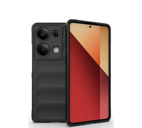 Xiaomi Redmi Note 13 Pro 4G Kılıf Optimum Silikon - Siyah Xiaomi Redmi Note 13 Pro 4G Kılıf Optimum Silikon - Siyah