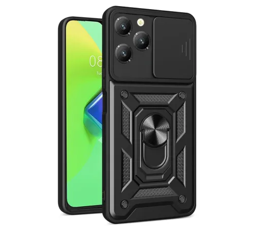 İnfinix Hot 40 Pro Kılıf Pars Lens Yüzüklü Silikon - Siyah İnfinix Hot 40 Pro Kılıf Pars Lens Yüzüklü Silikon - Siyah