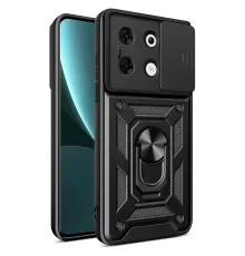 İnfinix Zero 30 5G Kılıf Pars Lens Yüzüklü Silikon - Siyah