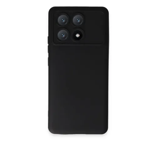 Xiaomi Poco X6 Pro Kılıf Nano içi Kadife Silikon - Siyah Xiaomi Poco X6 Pro Kılıf Nano içi Kadife Silikon - Siyah